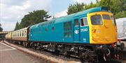 Appearing at EOR Autumn Diesel Gala: Class 26 locomotive, 26043, courtesy of the Cotswold Diesel Group