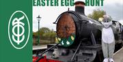 Bertie Bunny at the Great Epping Ongar Railway Easter Egg Hunt