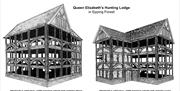Queen Elizabeth's Hunting Lodge, Epping Forest, drawings of original appearance
