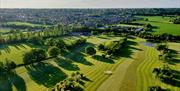 Epping Golf Course drone shot of golf course