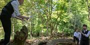 The Falcon's Flight outdoor play, performance in Epping Forest.