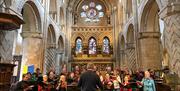 Felicitas Chamber Choir performing in Waltham Abbey Church