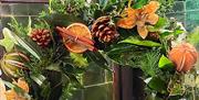 Seasonal Wreath Making workshop by Gail Thibert and Ruth Batten - example wreath.