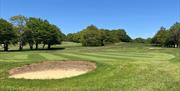 Hainault Golf Club fairway, green and bunkers