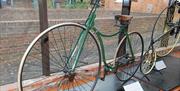 John Collins Collection, Rover Safety Bicycle 1885, featuring the basic layout for all cycles that followed.