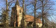 All Saints Church, High Laver, Epping. Burial place of the Masham family and John Locke.