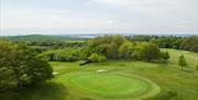 High Beech Golf Course green and hole