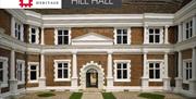 One of the earliest classical decoration on any surviving building in Britain - the tiers of columns and friezes on the courtyard walls.