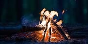 Campfire evening