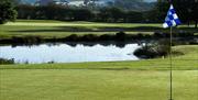 Hobbs Cross Golf Course water and hole