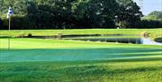Hobbs Cross Golf Course green and water