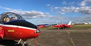 Gnats at their base at North Weald Airfield