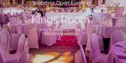 Weddings in the Kings Room, Kings Oak High Beach