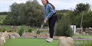 Golf at Kids Fest at Lee Valley Animal Adventure Park