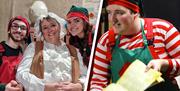 Lee Valley Animal Adventure Park Mother Christmas and naughty elves.