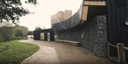 Lee Valley Discovery Centre entrance, at Waltham Abbey