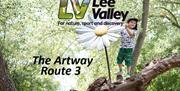 The Artway trail of 3 miles through Lee Valley Park