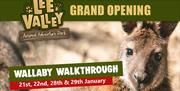 Lee Valley Animal Adventure Park Wallaby Walkthrough and Grand Opening.