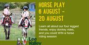 Horse Play at Lee Valley Park Farms, Waltham Abbey.