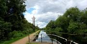 Part of its industrial heritage, the Lee Navigation canal