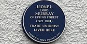 Loughton Town Council Blue Plaque on Len Murray's House