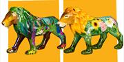 Heel In Fo-Rest (left) artist Gayani Ariyaratne & sponsor GreenAcres. Summer (right) artist Jodie Silverman & sponsor Epping Ongar Railway