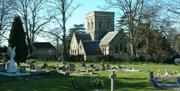 St John's Church exterior and graveyard