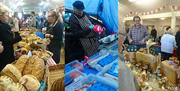 Stalls at the Matching Tye Farmer's Market