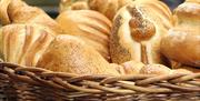 Selection of bread baked at Mayfield Farm Bakery.