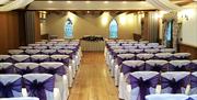 Wedding venue inside Mulberry House, Ongar