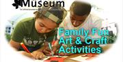Family fun art and craft activity during the school holidays