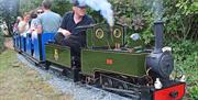 All aboard at the North Weald & District Miniature Railway.