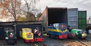 North Weald & District Miniature Railway trains.