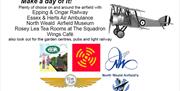 Why not make a day around North Weald Airfield Museum Open Day and visit all the other local attractions