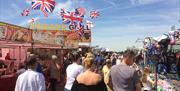 One of the numerous catering outlets at North Weald Market