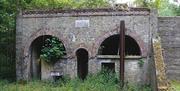 Nature takes over disused and repurposed buildings at the Royal Gunpowder Mills