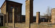 Brickwork at the Royal Gunpowder Mills.
