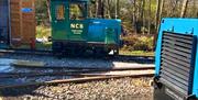 Trains at the Gunpowder Mills Lee Valley