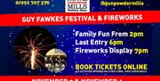 Guy Fawkes Festival and Fireworks at RGM Waltham Abbey.