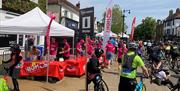 RideLondon-Essex - breakfast stop in Epping