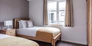Roydon Marina Village lodge bedroom