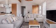 Roydon Marina Village lodge interior