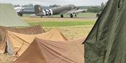DC3 and C47 at The Squadron D-Day80 Heroes Remembered event at North Weald Airfield
