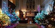 St John the Baptist Church Festival of Christmas Trees, Epping