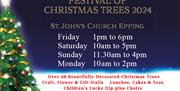St John the Baptist Church Festival of Christmas Trees, Epping