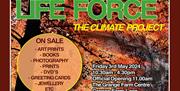 Life Force, The climate Project. An exhibition by the Epping Sunflower Group at Grange Farm.