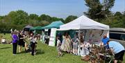 Stalls at Swaines Green May Fayre