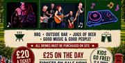 Theydon Bois Golf Club has BBQ, bar, music. £20 advance £25 on the day
