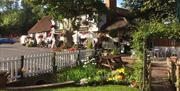 A view from the edge of the garden at Theydon Oak, Coopersale, Epping.