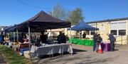 As well as the stalls in the village hall, additional stalls can be found outside